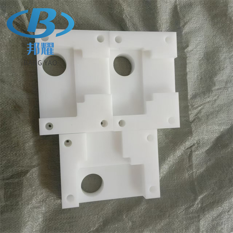 自润滑抗老化PE注塑加工异形件 切割工艺防撞固定块 PE加工件