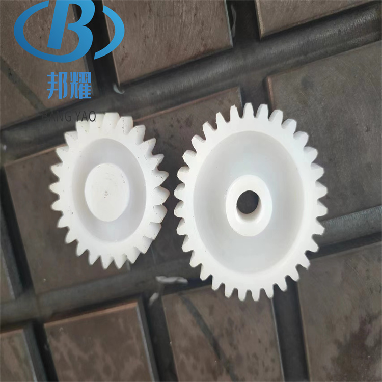PA6白色尼龙链轮齿轮 面粉机尼龙齿轮 尼龙齿轮加工厂家