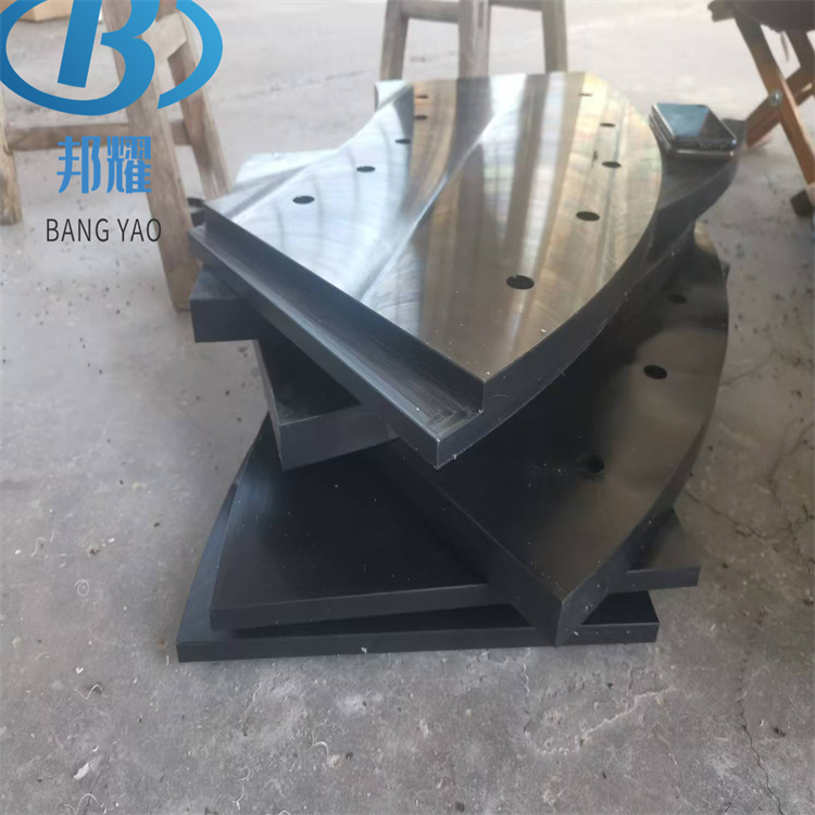 黑色高分子聚乙烯板加工 PE滑块 超高分子聚乙烯板材 缓冲加工件 高分子高韧性耐磨异形件